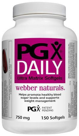 WEBBER PGX DAILY 750MG SFTGELS 150'S - Queensborough Community Pharmacy