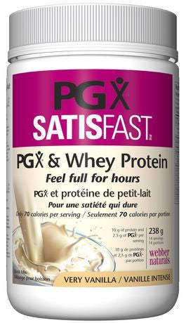 WEBBER PGX SATISFAST VAN WHEY 238G - Queensborough Community Pharmacy