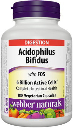 WEBBER ACIDOPHILUS BIFIDUS 180'S - Queensborough Community Pharmacy