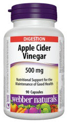 WEBBER APPLE CIDER VINEGAR 500MG 90'S - Queensborough Community Pharmacy