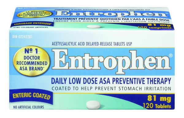 ENTROPHEN EC 81MG 120'S - Queensborough Community Pharmacy