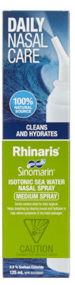 RHINARIS SINOMA ISO SPR ADULT 125ML - Queensborough Community Pharmacy