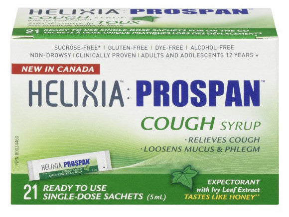 HELIXIA COUGH SYR SINGLE DOSE 21/5ML - Queensborough Community Pharmacy