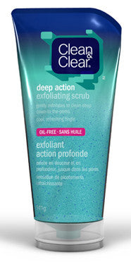 J&J CLEAN & CLEAR DEEP ACTION EXFOLIATING SCRUB 141G - Queensborough Community Pharmacy
