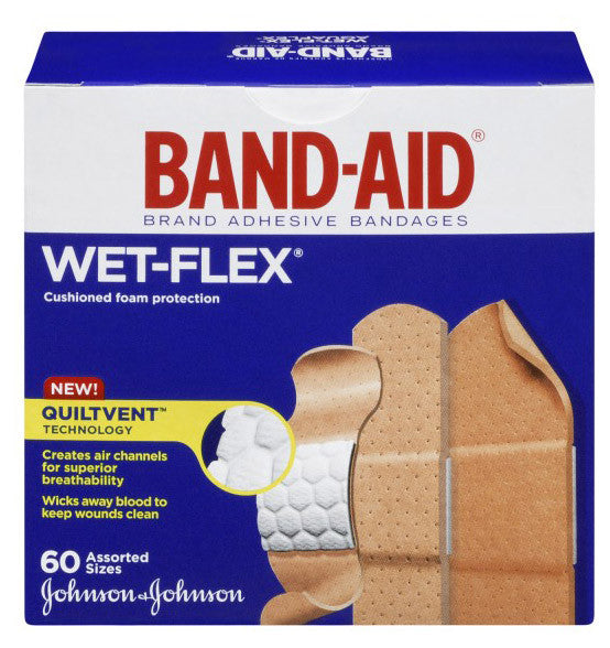 J&J BAND-AID WETFLEX 60'S - Queensborough Community Pharmacy