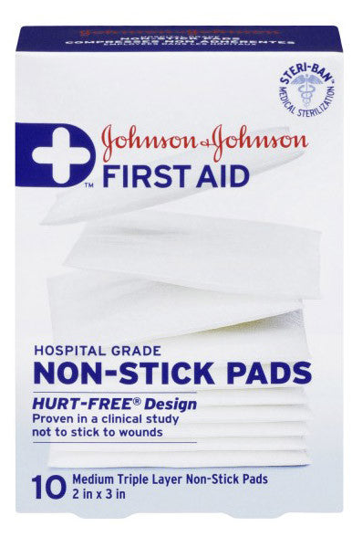 J&J EASY RELEASE PADS 5CMX7.5CM - Queensborough Community Pharmacy