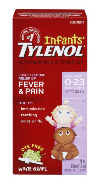 TYLENOL INFANT DROPS 24ML - Queensborough Community Pharmacy