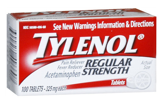 TYLENOL TABS REG STR 100'S - Queensborough Community Pharmacy