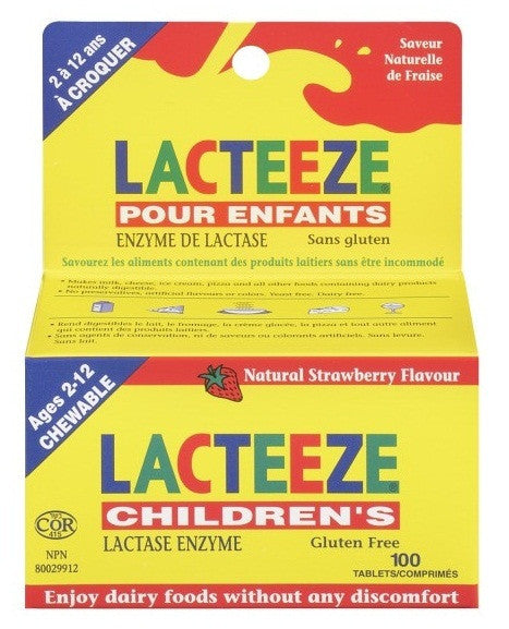 LACTEEZE KIDS STRAWBERRY 100'S - Queensborough Community Pharmacy