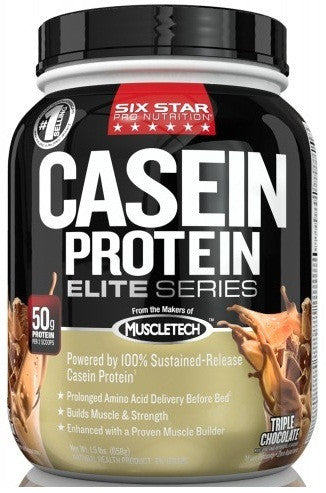 SIX STAR CASEIN TRIPLE CHOC 1.5LBS - Queensborough Community Pharmacy