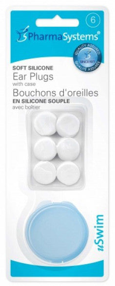 EAR PLUGS FLOAT SILICONE 6'S WHITE PS842 - Queensborough Community Pharmacy