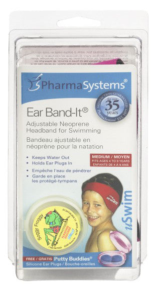 EAR BAND-IT SWIM HEADBAND MED PS896 - Queensborough Community Pharmacy