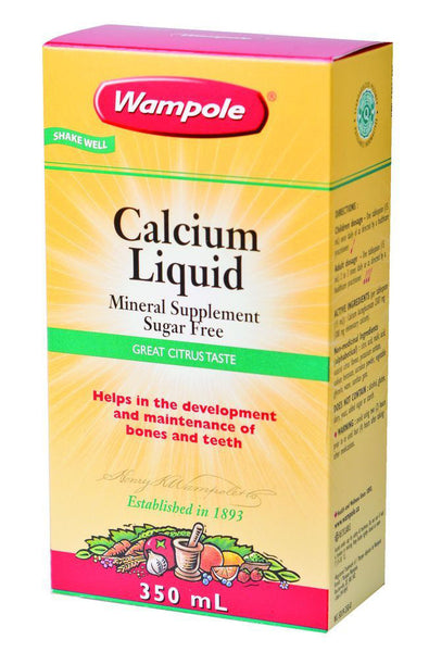 WAMPOLE CALCIUM LIQUID GREAT CITRUSTASTE 350ML - Queensborough Community Pharmacy