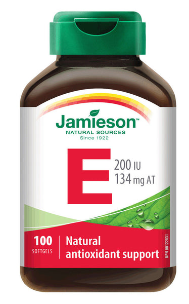 JAMIESON VIT E 200IU 100'S - Queensborough Community Pharmacy