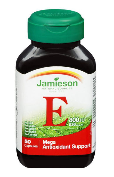 JAMIESON VIT E 800IU 50'S - Queensborough Community Pharmacy