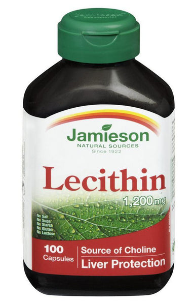 JAMIESON LECITHIN CAPS 1200MG 100'S - Queensborough Community Pharmacy