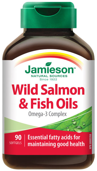 JAMIESON SALMON OIL CAPS 1000MG 90'S - Queensborough Community Pharmacy