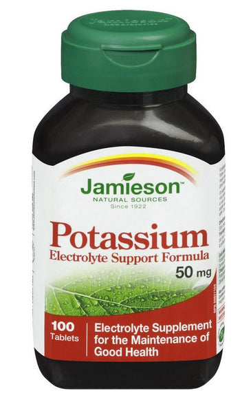 JAMIESON POTASSIUM 50MG 100'S - Queensborough Community Pharmacy