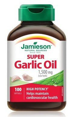 JAMIESON GARLIC SUPER 1500MG 100'S - Queensborough Community Pharmacy