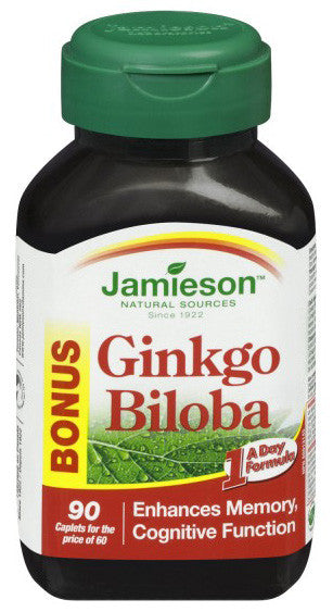 JAMIESON GINKGO BILOBA 60+30'S - Queensborough Community Pharmacy