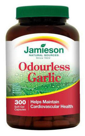 JAMIESON GARLIC ODOURLESS 300'S - Queensborough Community Pharmacy