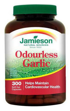 JAMIESON GARLIC ODOURLESS 300'S - Queensborough Community Pharmacy