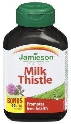 JAMIESON MILK THIST CAPS 60+30'S - Queensborough Community Pharmacy