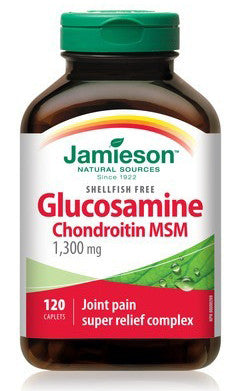 JAMIESON GLUCO CHOND+MSM 1300MG 120'S - Queensborough Community Pharmacy