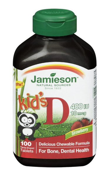 JAMIESON CHEW VIT D FOR KIDS 100'S - Queensborough Community Pharmacy