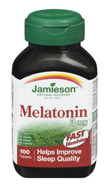 JAMIESON MELATONIN FAST DISSOLVING TABS 100'S - Queensborough Community Pharmacy