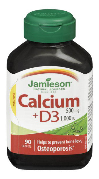 JAMIESON CALCIUM W/VIT D 1000IU 90'S - Queensborough Community Pharmacy