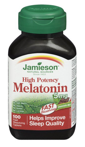 JAMIESON MELATONIN 5MG 100'S - Queensborough Community Pharmacy