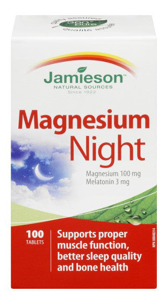 JAMIESON MAGNESIUM NIGHT 100'S - Queensborough Community Pharmacy