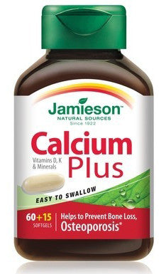 JAMIESON CALCIUM PLUS 60+15'S - Queensborough Community Pharmacy