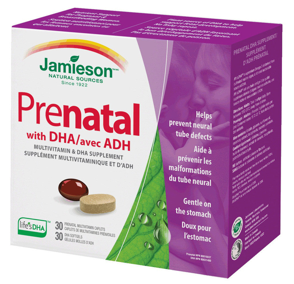 JAMIESON PRENATAL W/DHA CAPS 60'S - Queensborough Community Pharmacy