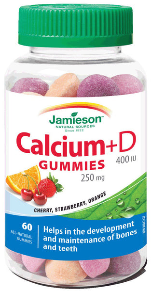 JAMIESON CALCIUM GUMMIES 60'S - Queensborough Community Pharmacy