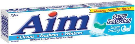 AIM GEL TOOTHPASTE 100ML - Queensborough Community Pharmacy