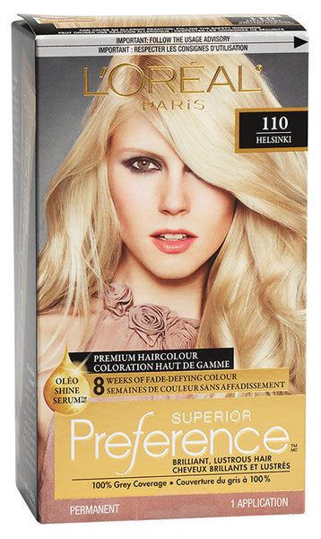 L'OREAL PREFERENCE VERY LITE ASH BLOND #110 - Queensborough Community Pharmacy