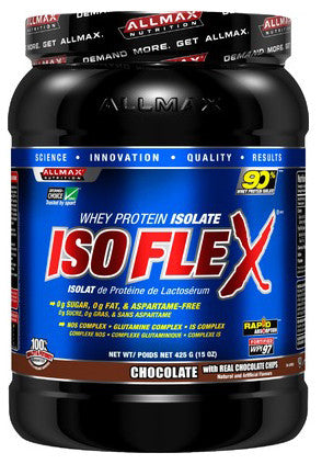 ISOFLEX ISOLATE CHOC PROTEIN 425G - Queensborough Community Pharmacy