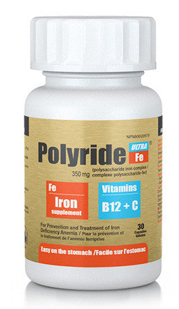 POLYRIDE FE ULTRA CAPSULES 30'S - Queensborough Community Pharmacy