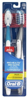ORAL-B CROSS PROHLTH 40 MED BCD 2'S - Queensborough Community Pharmacy
