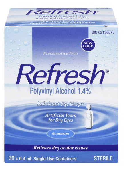 ALLERGAN REFRESH ARTIFICIAL TEARS 30/.4ML - Queensborough Community Pharmacy