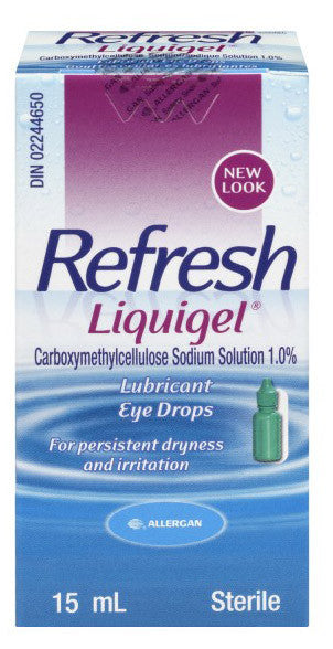 ALLERGAN REFRESH LIQUI GEL LUB EYE DROPS 15ML - Queensborough Community Pharmacy