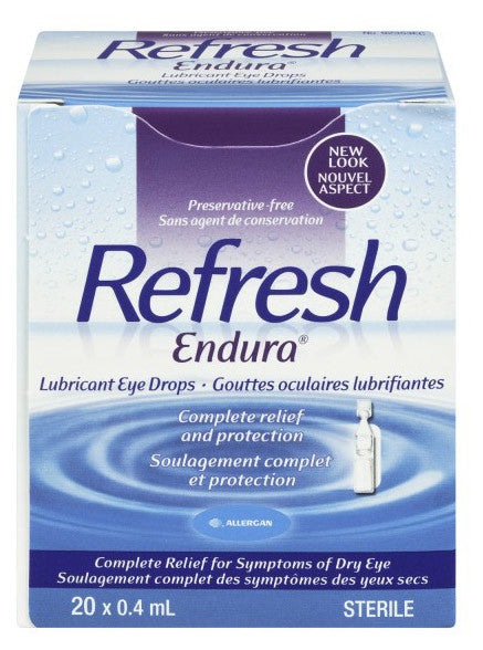 ALLERGAN REFRESH ENDURA LUB EYE DROPS 20/.4ML - Queensborough Community Pharmacy