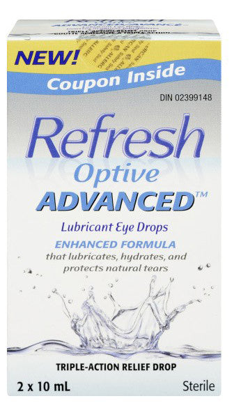 ALLERGAN REFRESH OPTIVE ADVANCED 2X10ML - Queensborough Community Pharmacy