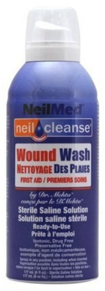 NEILMED NEILCLEANSE WOUND WASH 177ML - Queensborough Community Pharmacy