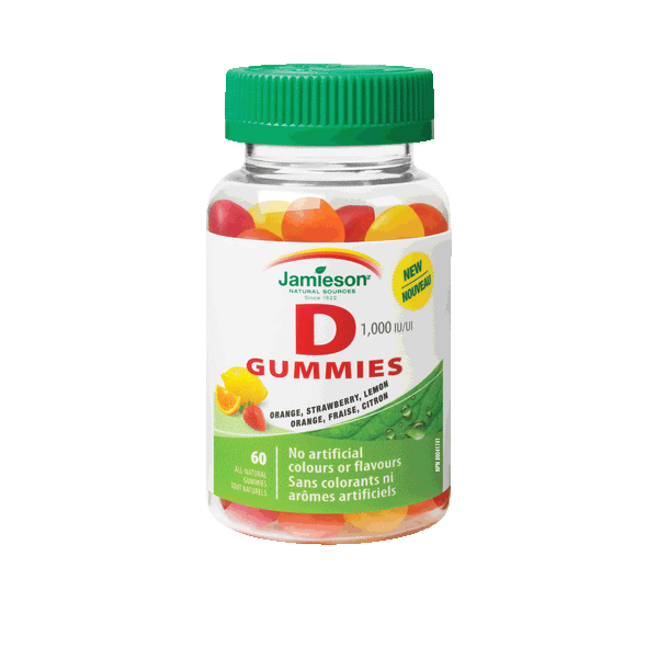 JAMIESON VITAMIN D GUMMY 60'S - Queensborough Community Pharmacy