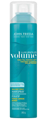 JOHN FRIEDA LUX VOLUME H/SPRAY 280G - Queensborough Community Pharmacy