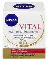 NIVEA VISAGE VITAL MULTI-EFFECT ANTI-AGE DAY CARE CREAM 50ML - Queensborough Community Pharmacy