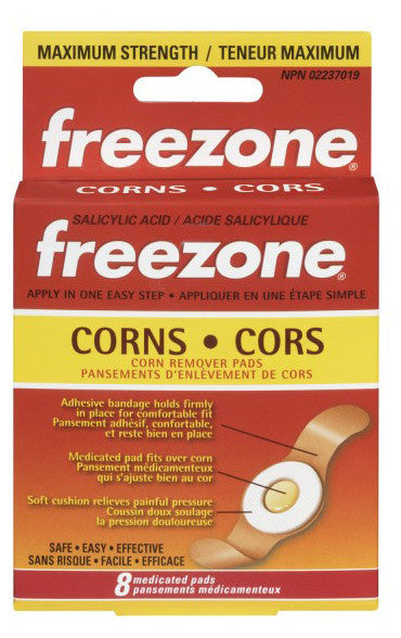 FREEZONE ONE STEP CORN PADS 8'S - Queensborough Community Pharmacy